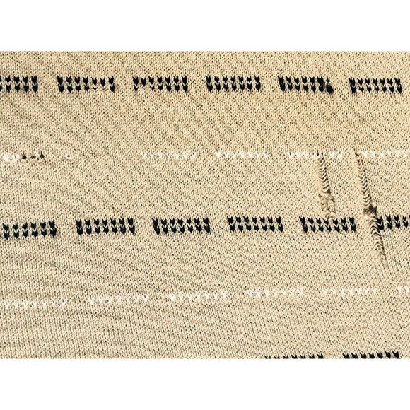 Men's Shirt Docker's Golf Polo Size M BeigeTan w/stripe Cotton Short Sleeve - Picture 5 of 9